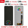 TCL 20R 5G T767H / TCL 20b 6159K / TCL 30 XE 5G T767W  / TCL 30e 6127 - PANTALLA COMPATIBLE SIN MARCO