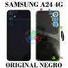 SAMSUNG A24 4g 2023 A245F a245 - TAPA TRASERA NEGRO CON LENTE - ORIGINAL