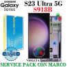 SAMSUNG S23 Ultra 5G 2023 S918B s918 - PANTALLA SERVICE PACK con marco VIOLETA