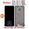 Xiaomi Redmi Note 12 4G 2023 23021RAAEG / Note 12 5G 2022 22111317I / Poco X5 5G 2023 22111317PG - PANTALLA OLED HQ SIN MARCO