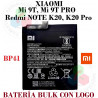 Xiaomi Mi 9T / Mi 9T Pro / Redmi NOTE K20, K20 Pro- BP41 - BATERÍA BULK CON LOGO