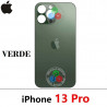 iPhone 13 PRO - TAPA TRASERA CON LOGO HUECOS GRANDES - VERDE