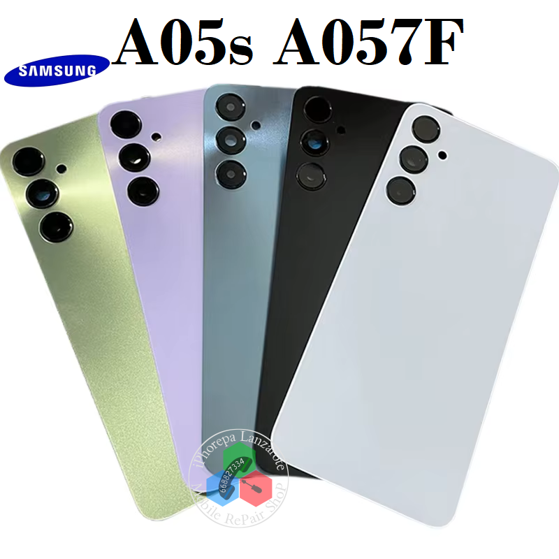 SAMSUNG A05S 4G 2023 A057F - Tapa trasera + Lente de cámara - VIOLETA - Compatible HQ CON LOGO