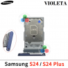 Samsung S24 5G 2024 S921B / S24 Plus 5G 2024 S926B - Bandeja DUAL Sim - VIOLETA