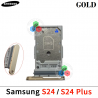 Samsung S24 5G 2024 S921B / S24 Plus 5G 2024 S926B - Bandeja DUAL Sim - DORADO