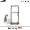 Samsung Galaxy M52 5G M526B 2021 - Bandeja Sim + microSD - SILVER