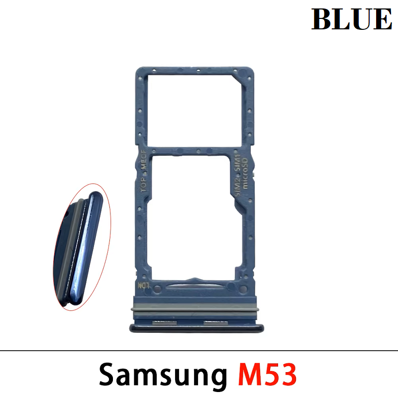 Samsung M53 4G / 5G 2022 M536B - Bandeja Sim + MICRO SD - Azul
