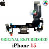 iPhone 15 5G 2023 A3090 - FLEX DE CARGA ORIGINAL REFURBISHED - NEGRO