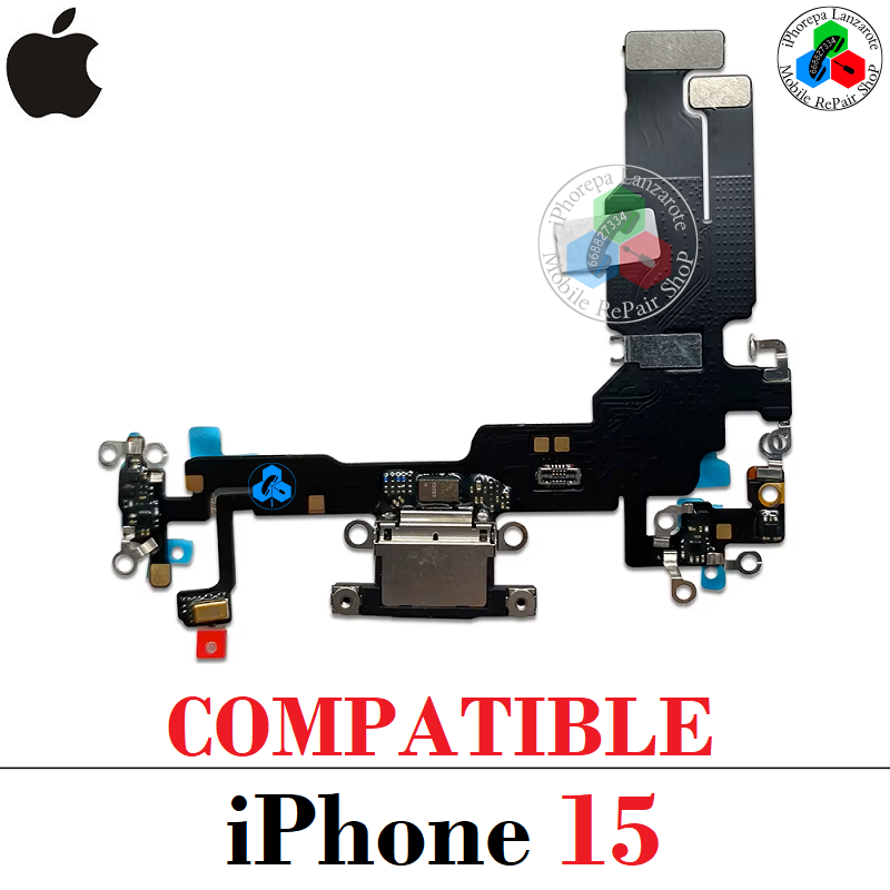 iPhone 15 5G 2023 A3090 - FLEX DE CARGA COMPATIBLE