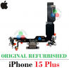 iPhone 15 Plus 5G 2023 A3094 - FLEX DE CARGA ORIGINAL REFURBISHED - NEGRO