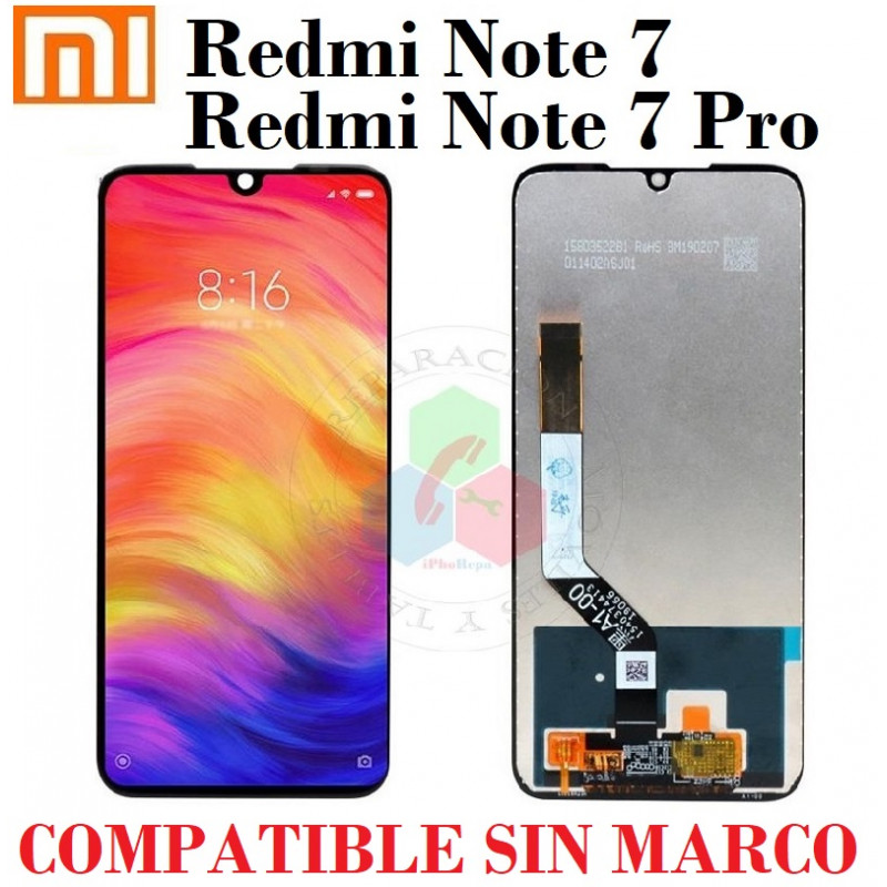 Écran LCD De Rechange Pour Xiaomi Redmi Note 7 / Note 7 Pro - Avec Kit De Réparation, Film Protection | Remplacement écran Cassé, Pixels Morts, Toucher Défectueux