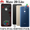 Huawei Mate 20 Lite (SNE-LX1 / SNE-AL00) Tapa trasera negra Service Pack