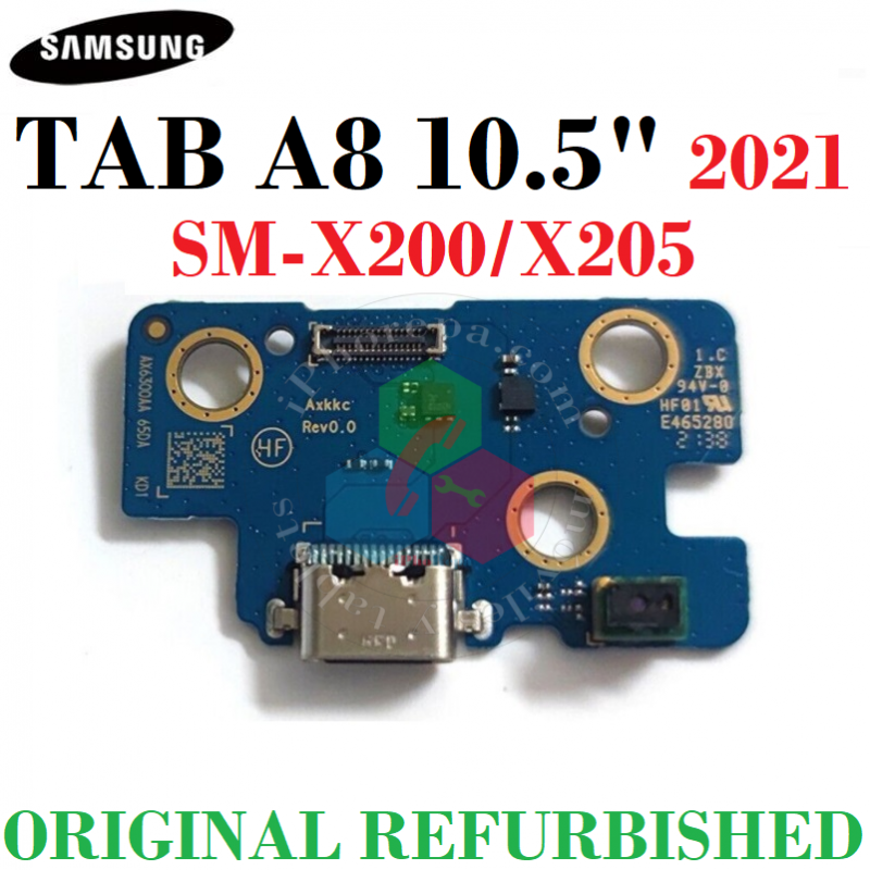 SAMSUNG TAB A8 10.5" 2021 SM-X200 X205 - placa de carga ORIGINAL REFURBISHED