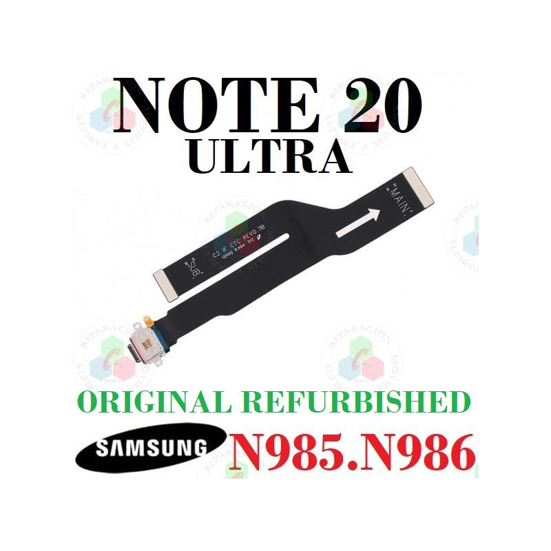 SAMSUNG NOTE 20 ULTRA N985F N986B - FLEX DE CARGA ORIGINAL REFURBISHED