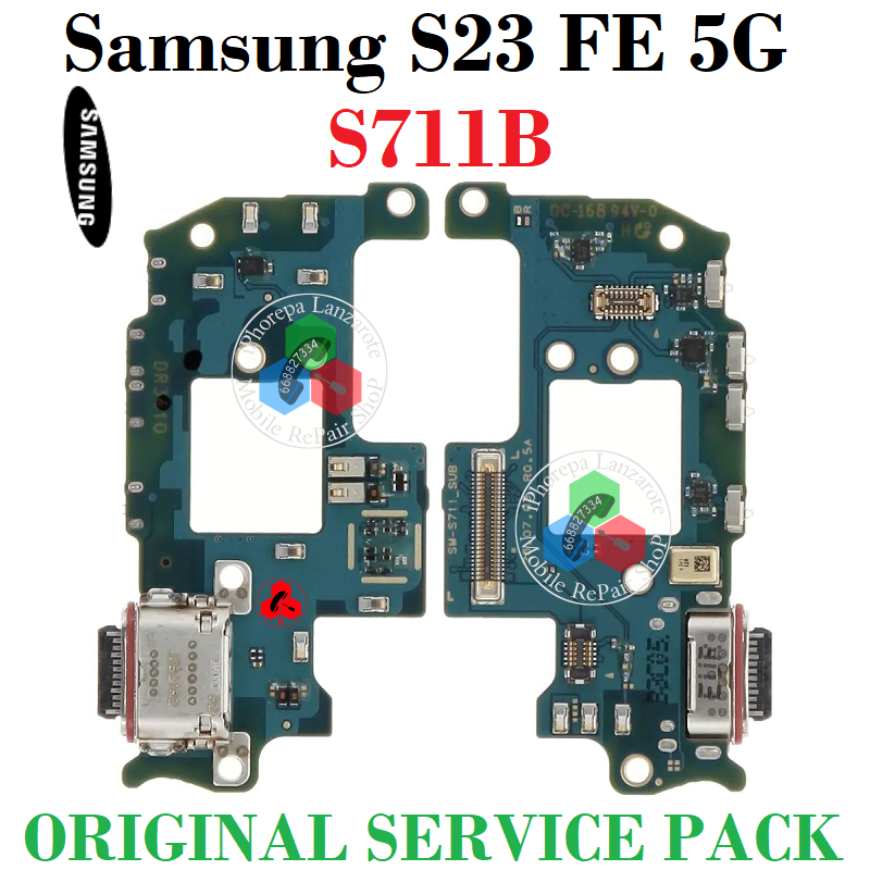 Samsung S23 FE 5G 2023 S711B S711 - PLACA DE CARGA ORIGINAL SERVICE PACK