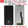 TCL 10 5G T790Y T790H / TCL 10L T770H T770 / TCL T10 Lite T770B T770H / PLEX T780 - PANTALLA COMPATIBLE SIN MARCO