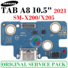 SAMSUNG TAB A8 10.5" 2021 SM-X200 X205 - placa de carga ORIGINAL SERVICE PACK