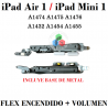 iPad Mini 1 / iPad Air (A1474 / A1475 / A1476 / A1219 / A1454 / A1455) - flex de encendido + volumen - original REFURBISHED