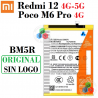 Xiaomi Redmi 12 4G 23053RN02A / Redmi 12 5G 2022 / Poco M6 Pro 4G - BM5R - BATERIA ORIGINAL SIN LOGO