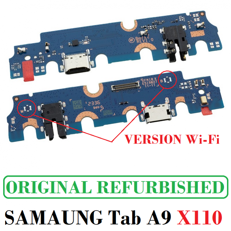 Samsung Tab A9 2023  X110 ( WIFI VERSION ) - PLACA DE CARGA ORIGINAL REFURBISHED