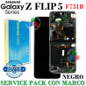 Samsung Z Flip5 5G 2023 F731B F731 - PANTALLA SERVICE PACK CON MARCO NEGRO