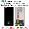 Oppo Reno 4Z 5G 2020 CPH2065 / A92S PDKM00 / REALME 6 PRO RMX2061RMX2063 - PANTALLA COMPATIBLE SIN MARCO