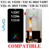 Vivo Y22 4G 2022 V2207 / Y22s 4G 2022 V2206 / Y17s 4G V2310 - PANTALLA COMPATIBLE SIN MARCO