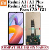 Xiaomi Redmi A1 / A1 Plus / Redmi A2 / A2 PLUS / Poco c50 / poco c51 - PANTALLA COMPATIBLE HQ SIN MARCO