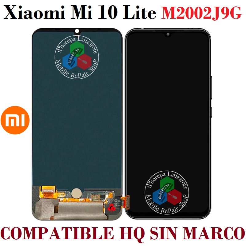 Xiaomi Mi 10 Lite 4G / 5G 2020 M2002J9G - PANTALLA OLED HQ SIN MARCO