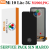 Xiaomi Mi 10 Lite 4G / 5G 2020 M2002J9G - PANTALLA SERVICE PACK SIN MARCO