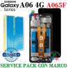 SAMSUNG A06 4G 2024 A065F / A065M / A065 - PANTALLA SERVICE PACK CON MARCO
