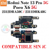 Xiaomi Redmi Note 13 Pro 5G 2023 2312DRA50C - POCO X6 5G 2311DRK48G - PLACA DE CARGA COMPATIBLE ( SIN IC )