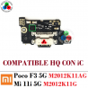 Xiaomi Poco F3 5G 2021 M2012K11AG / Xiaomi Mi 11i 5G M2012K11G 2021 - PLACA de carga COMPATIBLE HQ CON IC