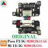 Xiaomi Poco F3 5G 2021 M2012K11AG / Xiaomi Mi 11i 5G M2012K11G 2021 - PLACA de carga ORIGINAL REFURBISHED