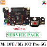 Xiaomi Mi 10T 5G 2020 M2007J3SY / Xiaomi Mi 10T Pro 5G 2020 M2007J3SG - PLACA DE CARGA + LECTOR DE SIM - ORIGINAL SERVICE PACK