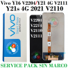 Vivo Y16 2022 - V2204 V2214 / Vivo Y21 4G 2021 V2111 / Y21s 4G 2021 V2110 - PANTALLA SERVICE PACK SIN MARCO