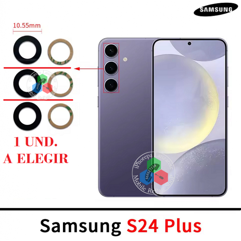 Samsung S24 Plus 5G 2024 S926B S926 - CRISTAL LENTE DE CÁMARA ( SET 1PCS )