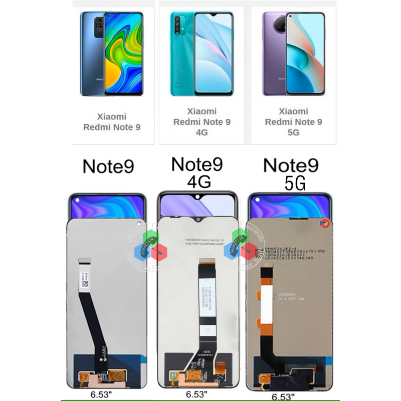Xiaomi Redmi 9T 4G 2021 / redmi note 9 4g / Redmi 9 Power / Poco M3 4G 2020 - PANTALLA SERVICE PACK SIN MARCO
