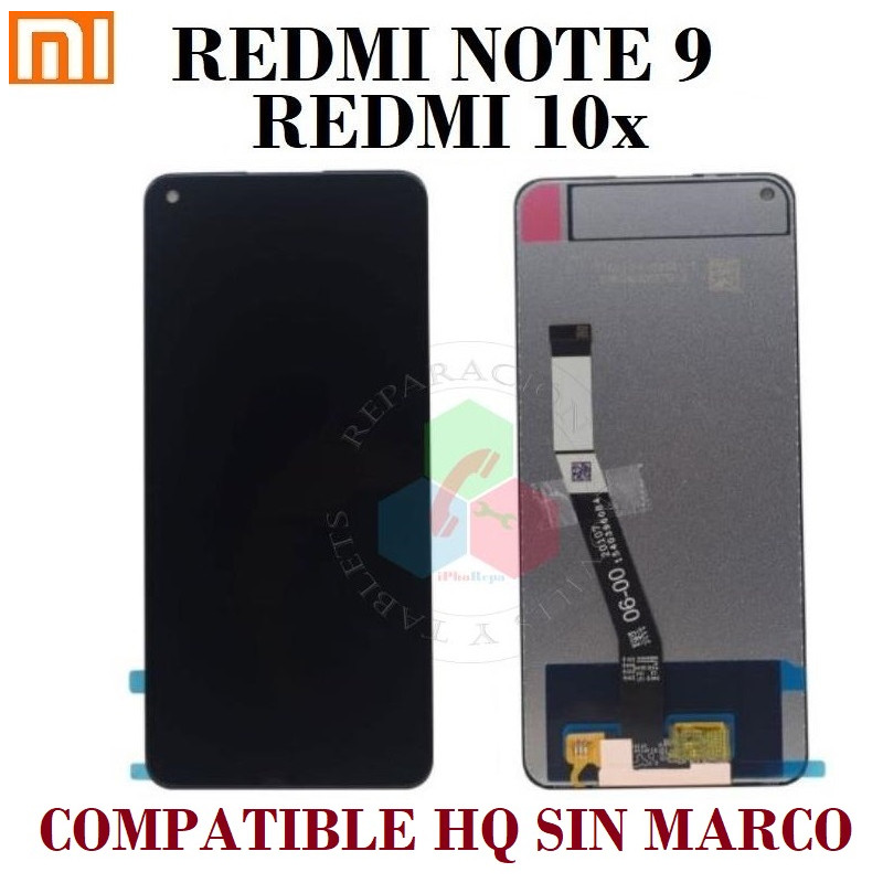 Xiaomi Redmi Note 9 2020 M2003J15SC / M2003J15SG / M2003J15SS / REDMI 10x - PANTALLA compatible HQ SIN MARCO