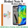 Xiaomi Redmi Note 9 2020 M2003J15SC / M2003J15SG / M2003J15SS / REDMI 10x 4g - PANTALLA SERVICE PACK CON MARCO