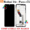 Xiaomi Redmi 14c 2024 2411DRN47C / 2409BRN2CA / Poco c75 - PANTALLA COMPATIBLE CON MARCO
