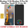 Oppo Realme 9 5G RMX3474 / Realme 9 Pro 5G RMX3471 RMX3472 / OnePlus Nord CE 2 Lite 5G - PANTALLA COMPATIBLE SIN Marco