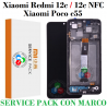 Xiaomi Redmi 12C 4G 2023  22120RN86G / Redmi 12c NFC / Poco c55 - PANTALLA SERVICE PACK CON MARCO