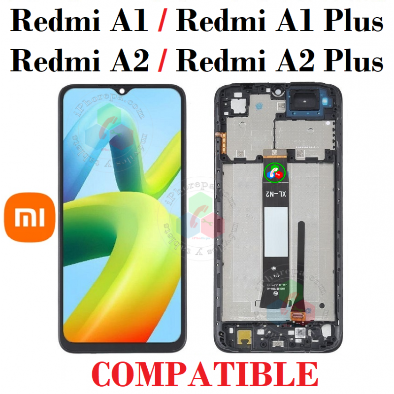 Xiaomi Redmi A1 / A1 Plus / Redmi A2 / A2 PLUS - PANTALLA COMPATIBLE CON MARCO