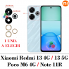 Xiaomi Redmi 13 4G / Redmi 13 5G / Poco M6 4G / REDMI NOTE 13r  - CRISTAL LENTE DE CAMARA ( SET 1PCS )