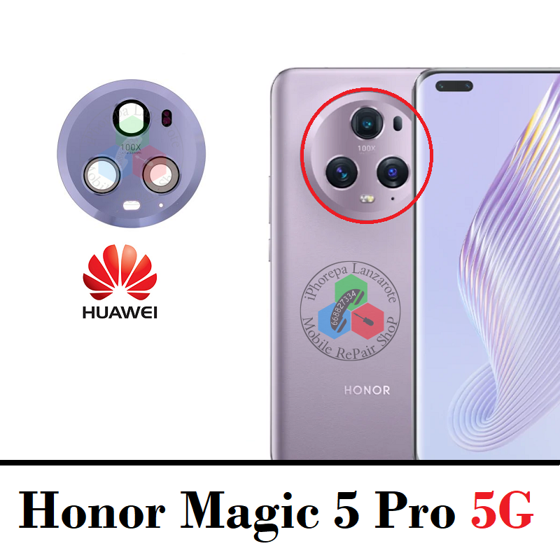 Huawei Honor Magic5 Pro 5G 2023 PGT-AN10 / Magic 5 pro- LENTE CRISTAL DE CAMARA - VIOLETA