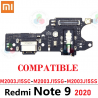 Xiaomi Redmi Note 9 2020 M2003J15SC / M2003J15SG / M2003J15SS - Placa de carga + microfono - compatible
