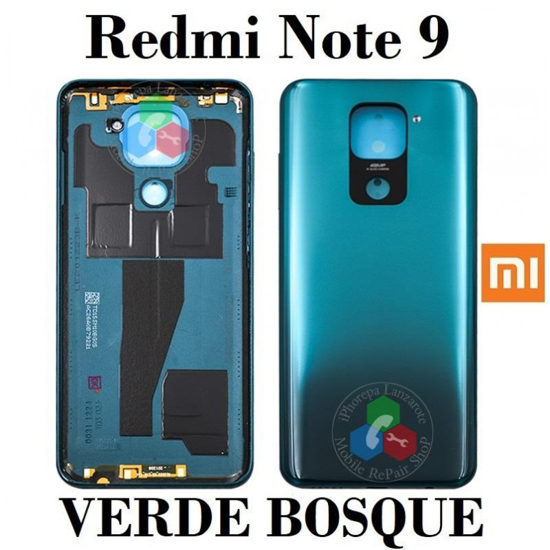 Xiaomi Redmi Note 9 2020 M2003J15SC / M2003J15SG / M2003J15SS - Carcasa tapa trasera verde bosque