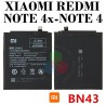 XIAOMI REDMI note 4X / redmi NOTE 4 - BN43 - BATERÍA BULK