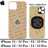 iPhone 11 / 11 Pro / iPhone 12 / 12 Pro / iPhone 13 / 13 Pro / iPhone 14 / 14 Pro - Pegatina para tapa Adhesivo doble cara 3M Tr